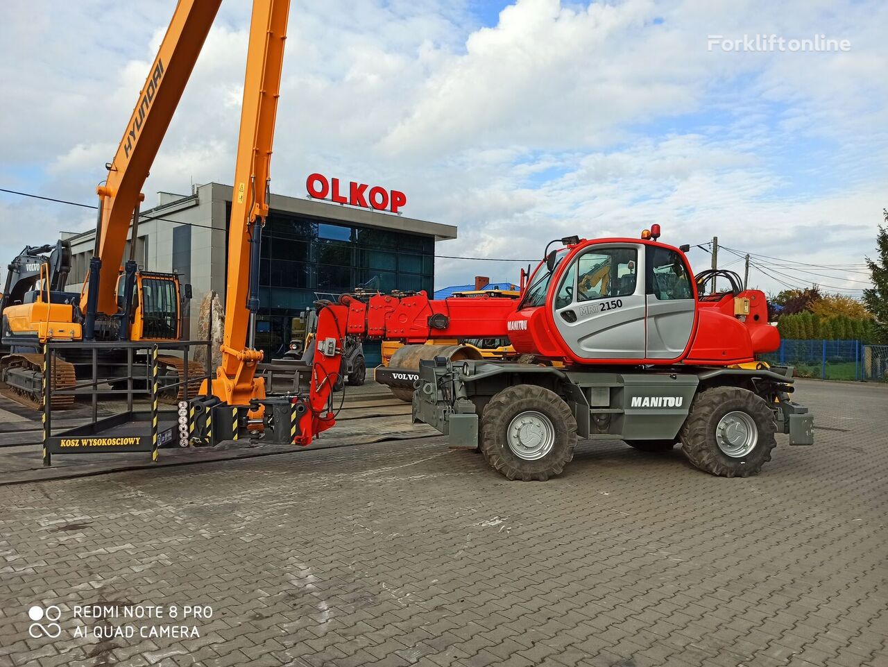 ماكينة المناولة البعيدة الدوارة Manitou MRT 2150 Znak CE- ŚWIADECTWO DOZORU TECHNICZNEGO   RATY - KREDYT